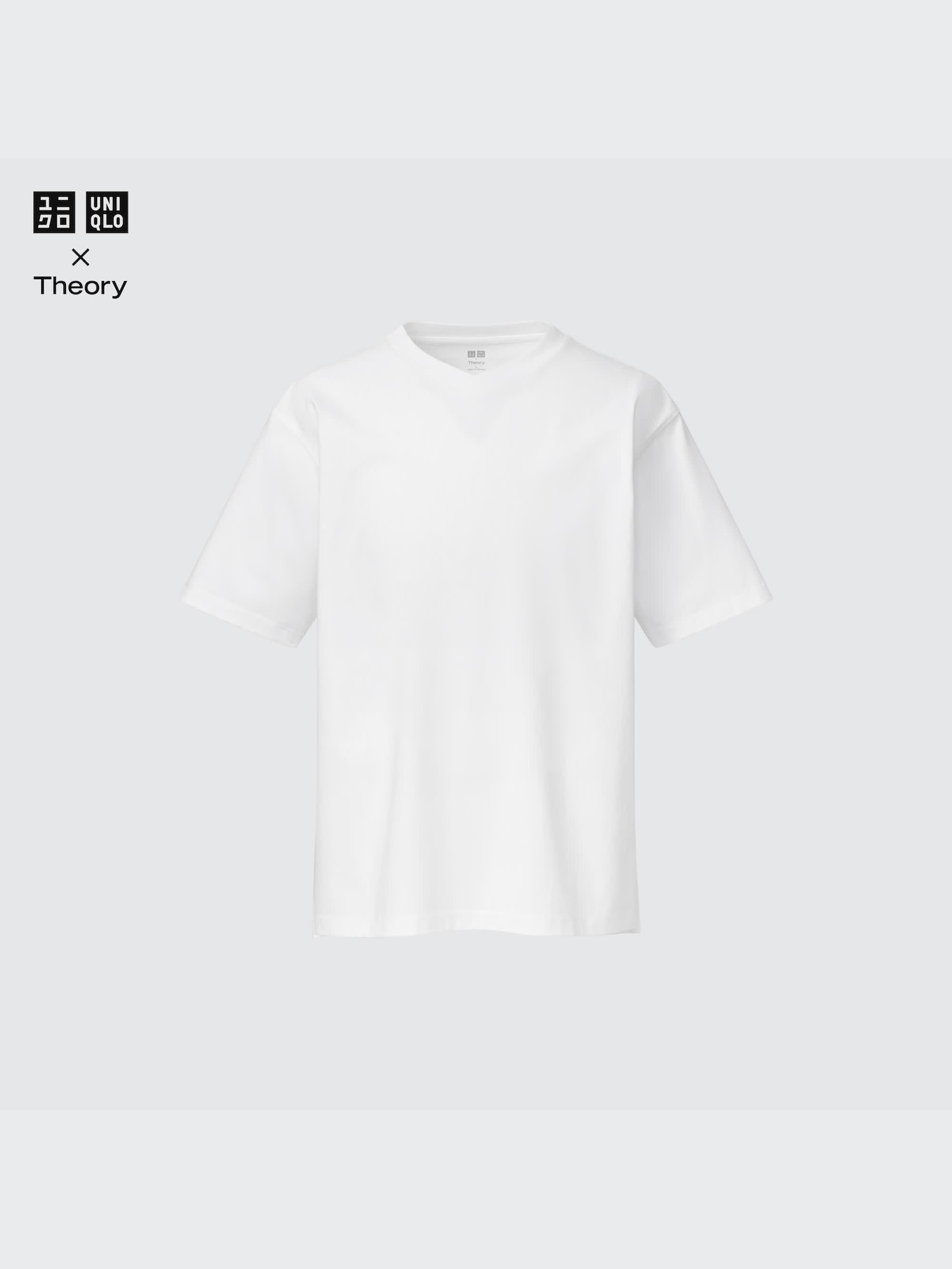 Men's UNIQLO X THEORY RELAXED FIT V-NECK T-SHIRT | UNIQLO CA