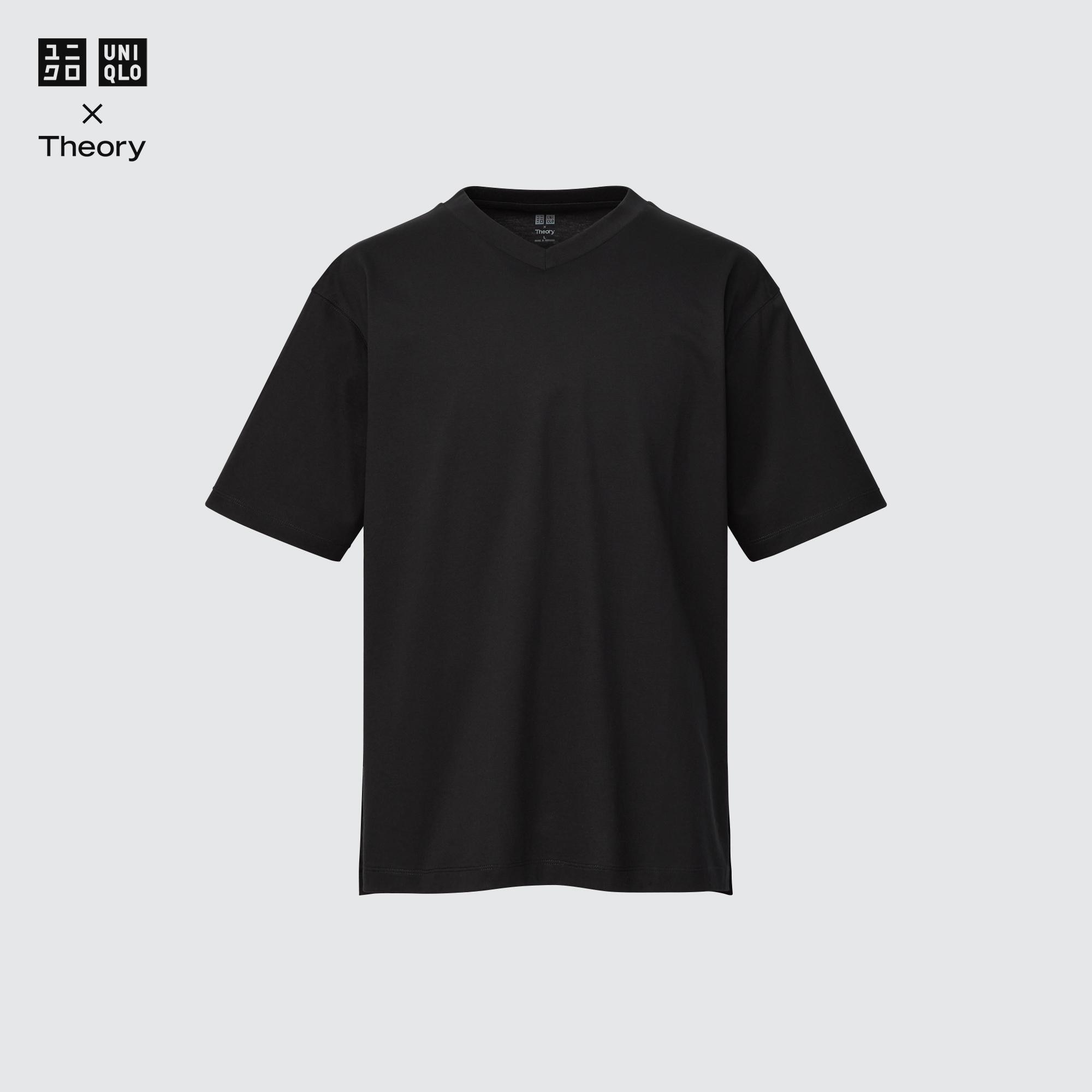 Relaxed Fit V-Neck Short-Sleeve T-Shirt (Theory) | UNIQLO US