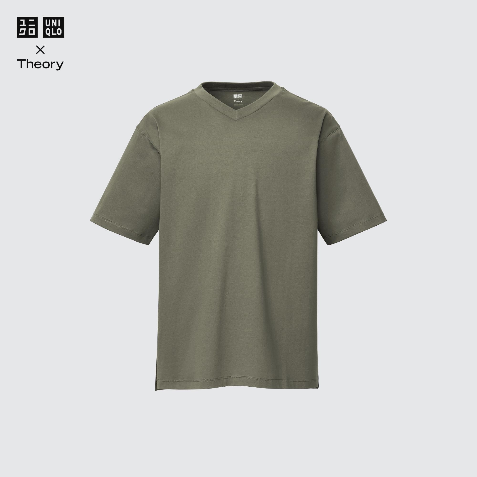 UNIQLO X THEORY RELAXED FIT V-NECK T-SHIRT