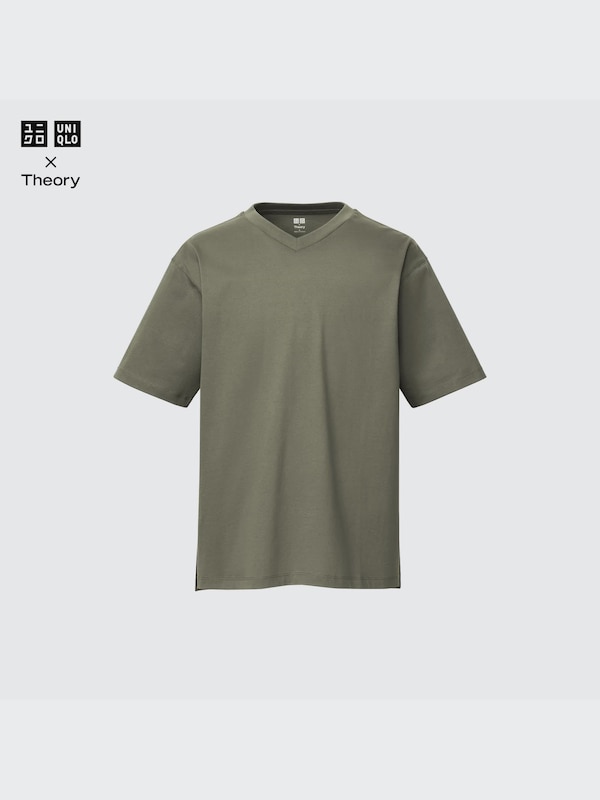 Relaxed Fit V-Neck Short-Sleeve T-Shirt (Theory)