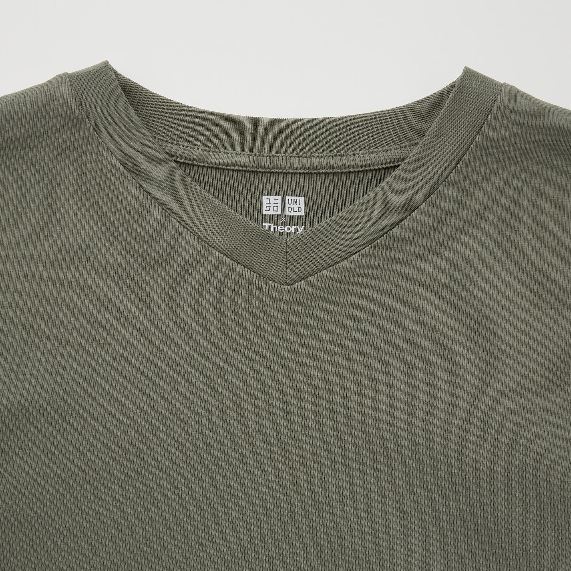 UNIQLO X THEORY RELAXED FIT V-NECK T-SHIRT