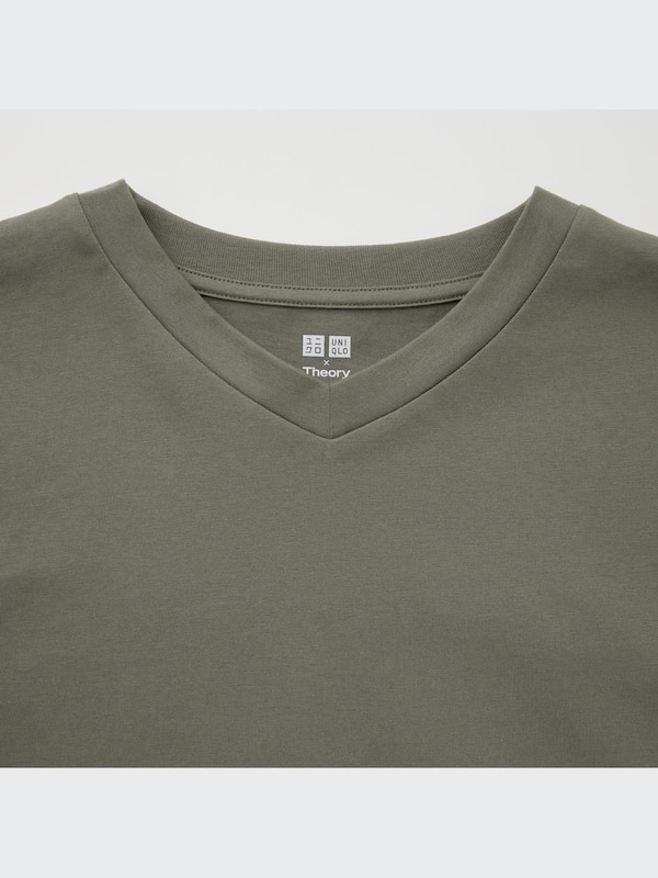Relaxed Fit V-Neck Short-Sleeve T-Shirt (Theory)