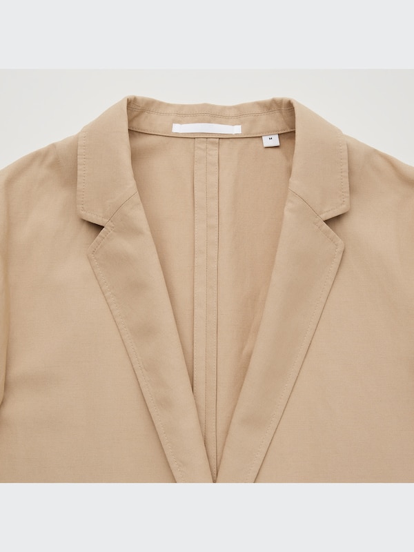 Linen-Blend Jacket