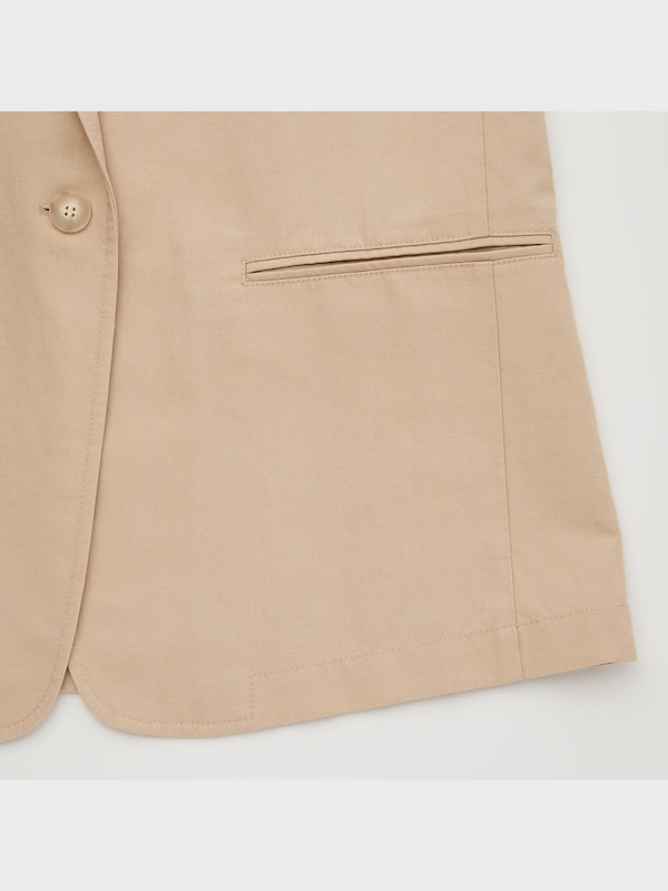 Linen-Blend Jacket