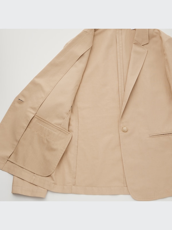 Linen-Blend Jacket