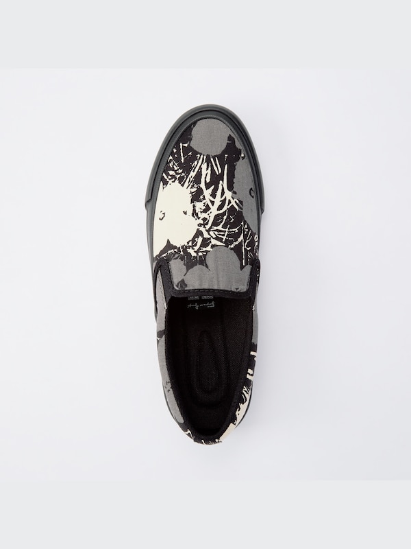 Andy Warhol Cotton Canvas Slip-Ons