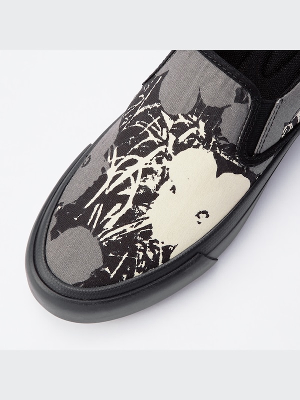Andy Warhol Cotton Canvas Slip-Ons