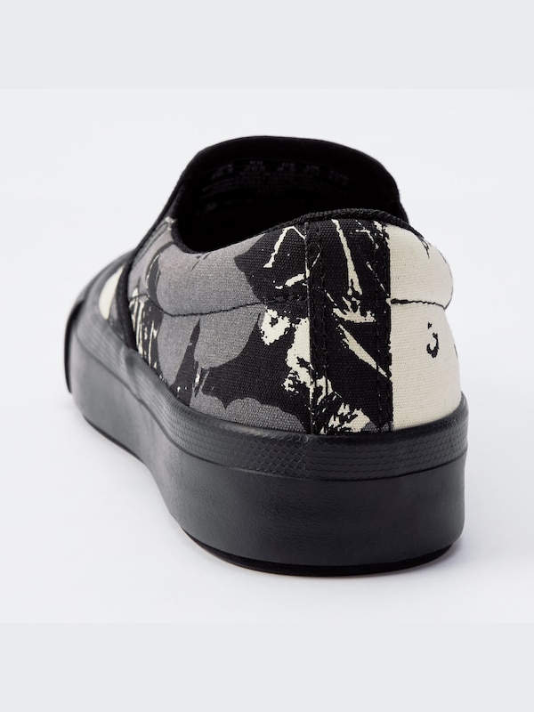 Andy Warhol Cotton Canvas Slip-Ons
