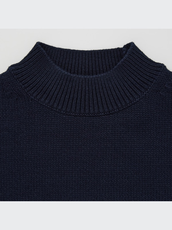 WASHABLE MOCK NECK SWEATER