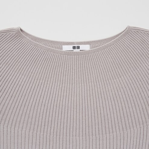 uniqlo ribbed boat neck