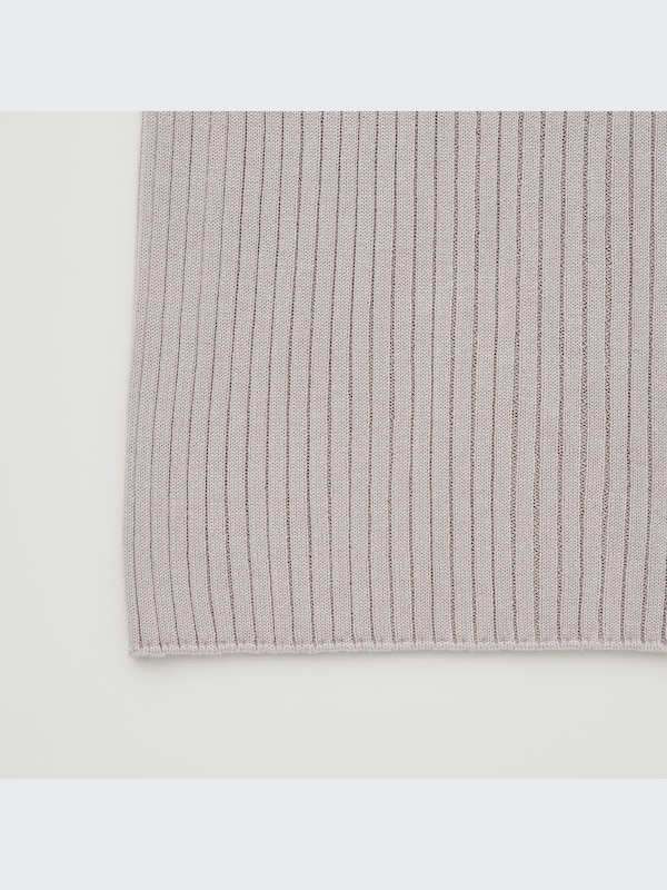 3D Knit Ribbed Boat Neck Sweater