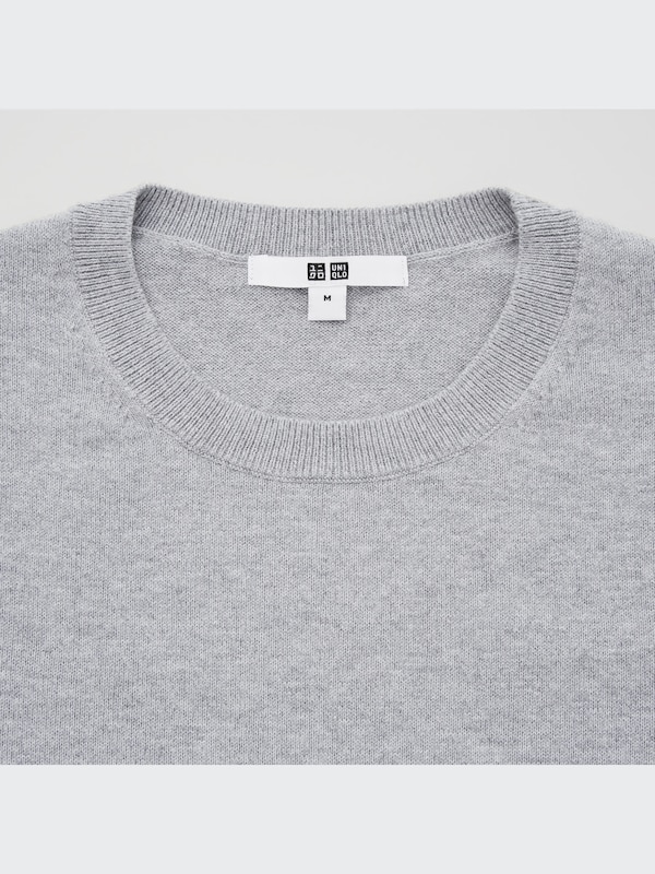 Washable Cotton Crew Neck Sweater