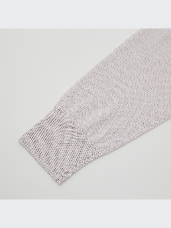 Light V-Neck Long-Sleeve Cardigan