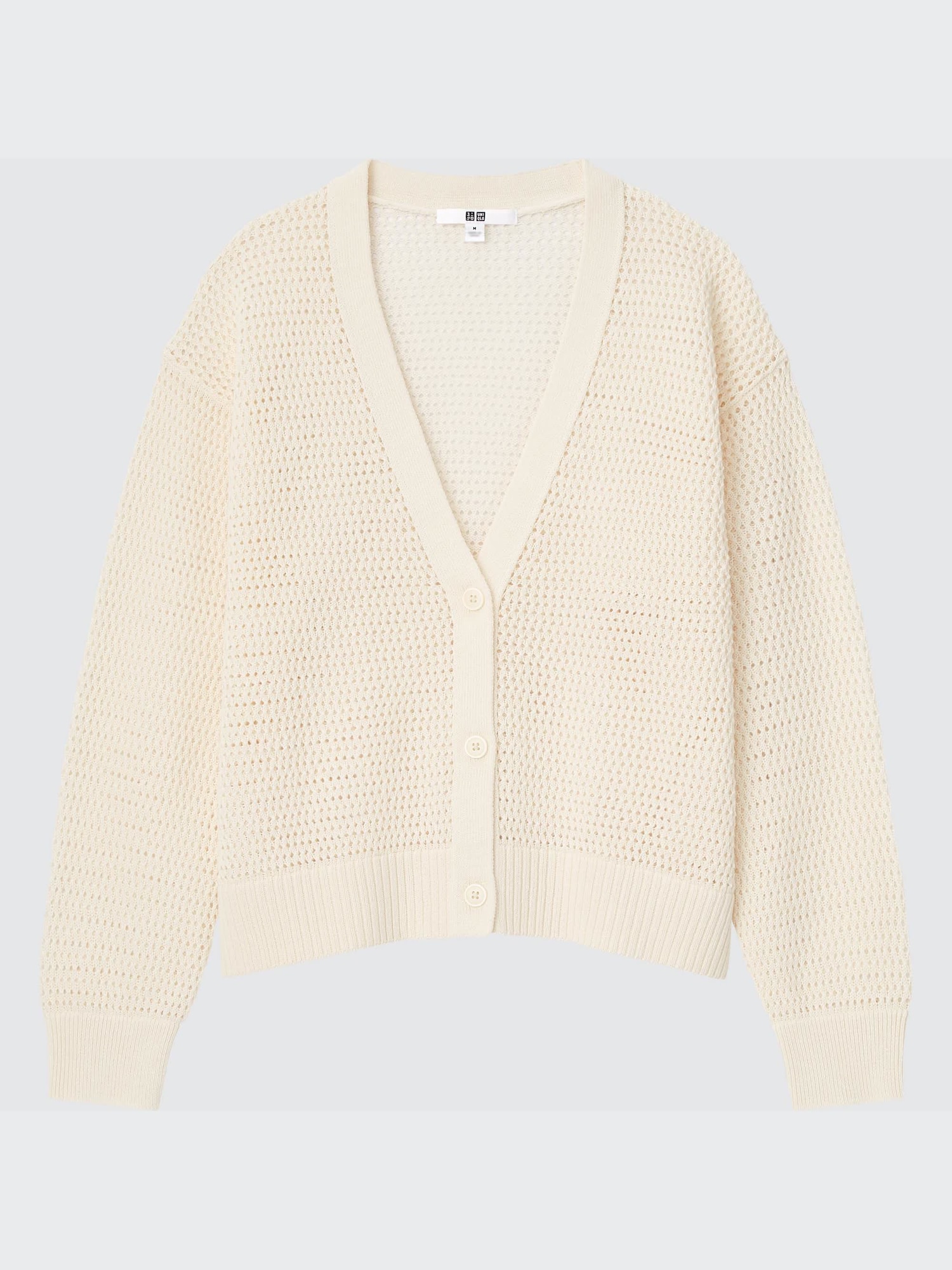 Long white mesh cardigan best sale