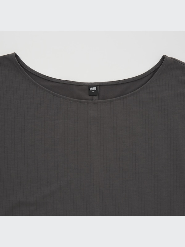 OPEN BACK RIBBED SLEEVELESS T-SHIRT