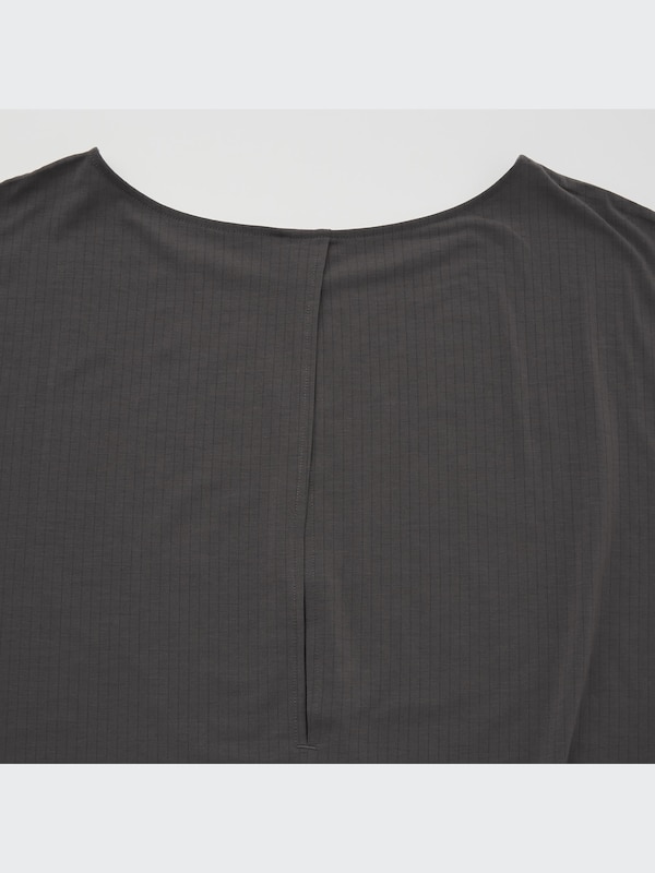 OPEN BACK RIBBED SLEEVELESS T-SHIRT