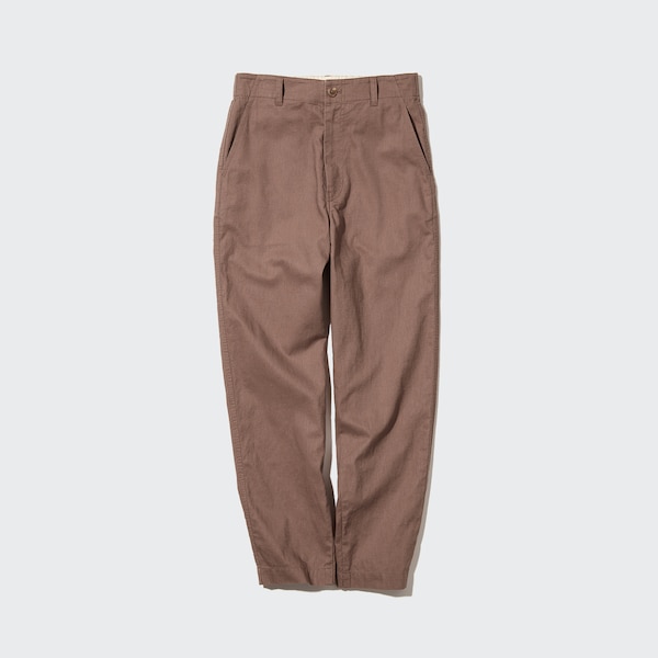 Linen-Cotton Tapered Pants | UNIQLO US