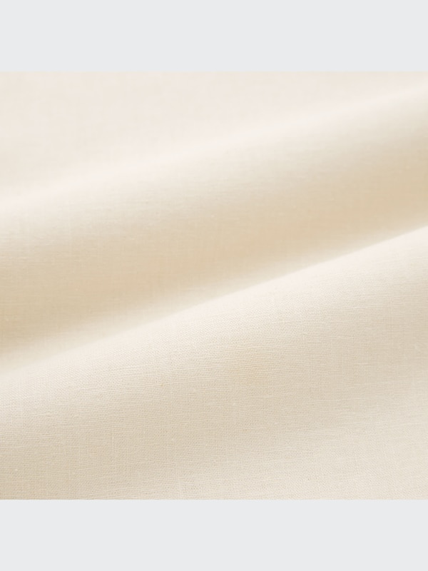Linen-Cotton Tapered Pants