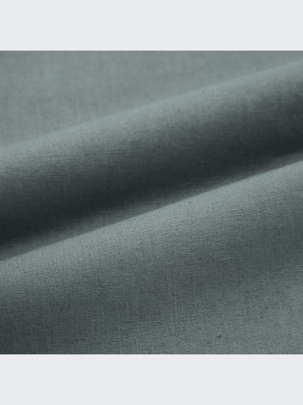 Linen-Cotton Tapered Pants