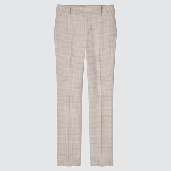 Smart Ankle Pants (2-Way Stretch Glen-Check) | UNIQLO US