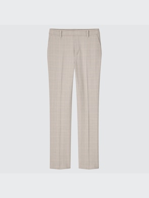 SMART ANKLE PANTS CHECKED