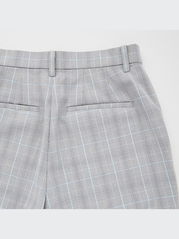 Smart Ankle Pants (2-Way Stretch Glen-Check)