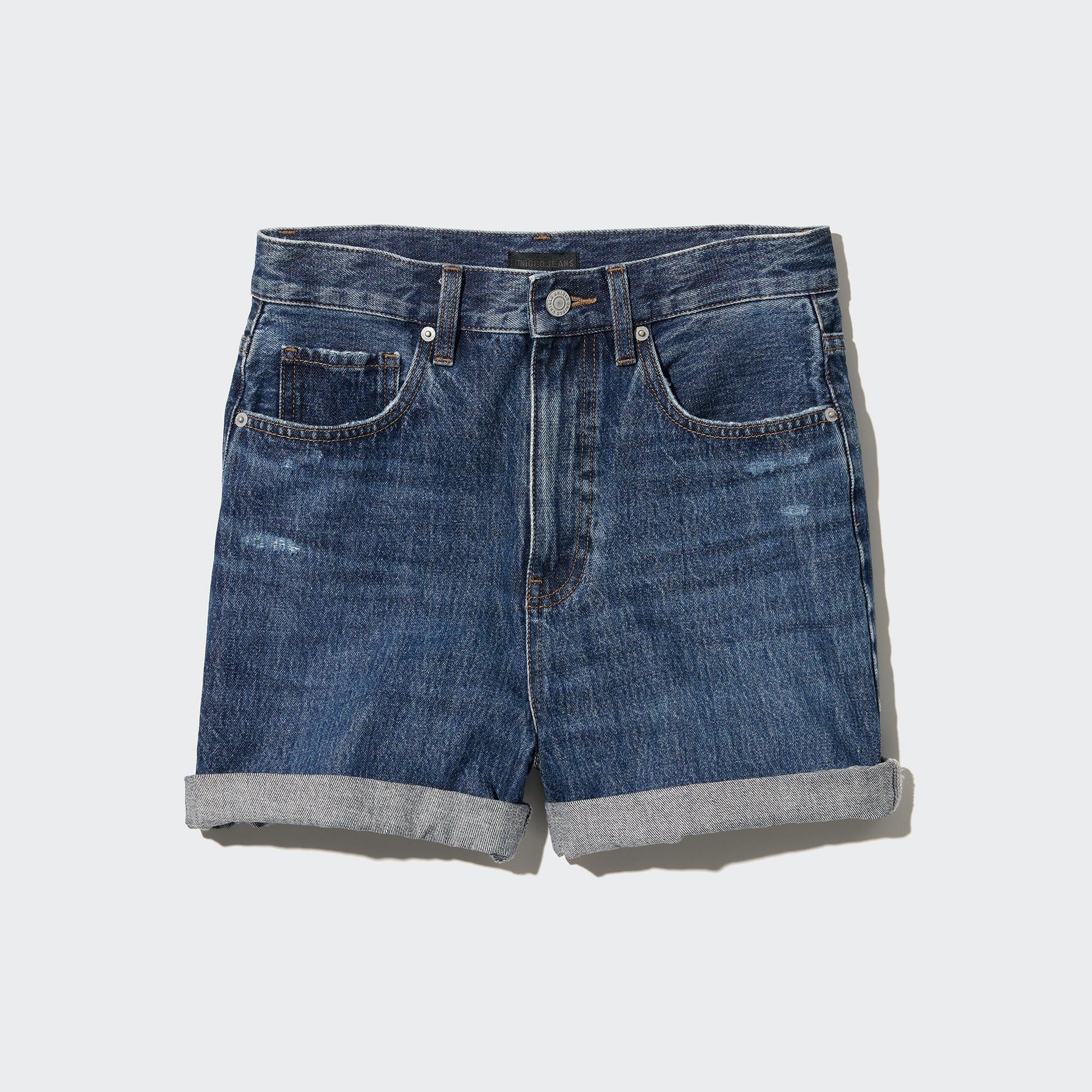 Uniqlo denim sales shorts mens