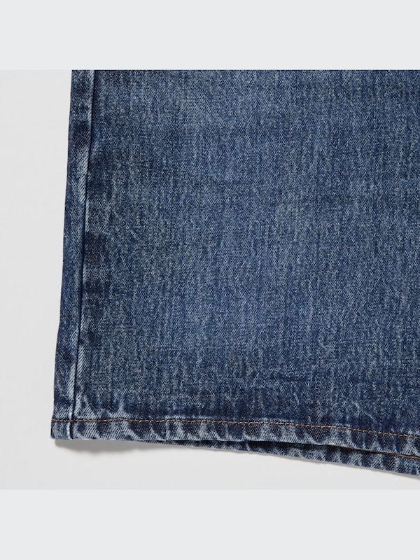 High-Rise Denim Shorts