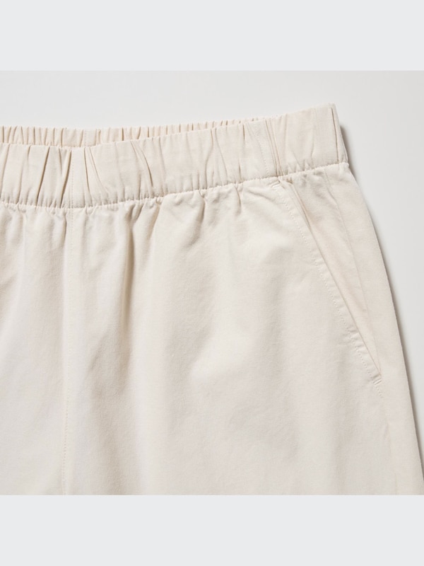 Cotton Relaxed Ankle Pants