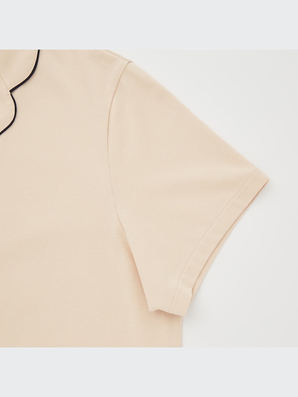 AIRism Cotton Short-Sleeve Pajamas