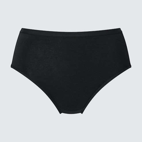 CAICJ98 Lingerie for Women, Underwear Women Essentials Women's Cotton High  Leg Brief Underwear (Available in Plus Size) Black,One Size