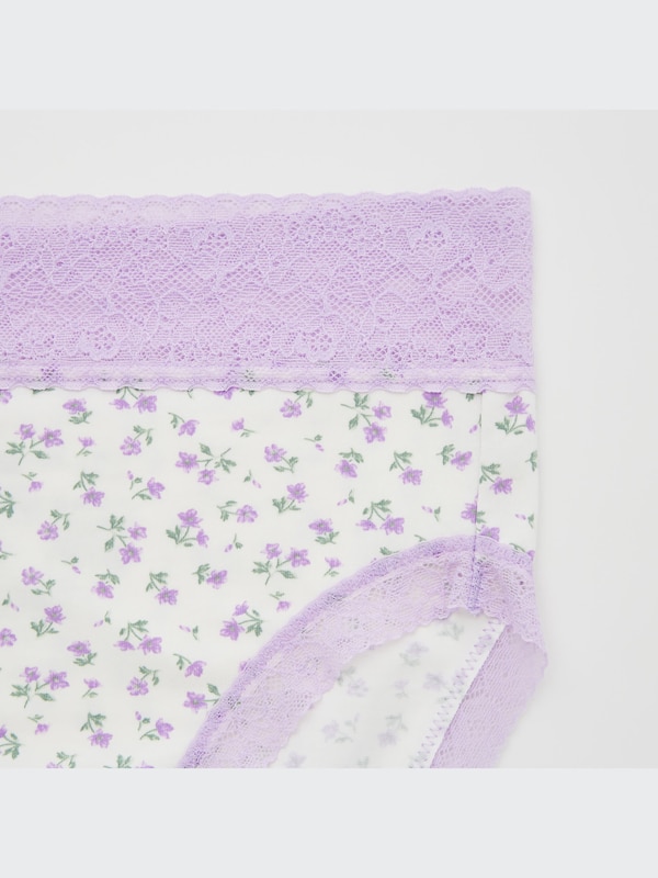 Mini-Flowered High-Rise Briefs