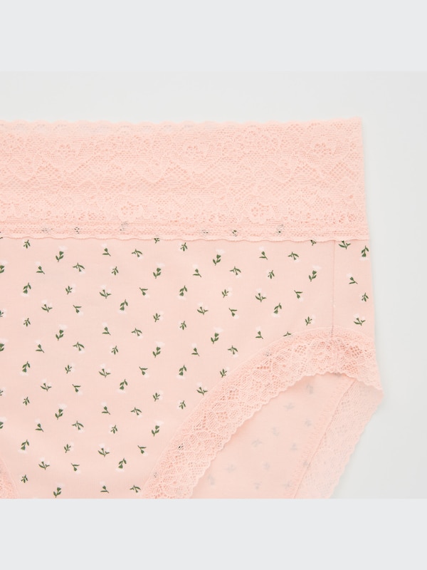 Micro-Flowered High-Rise Briefs