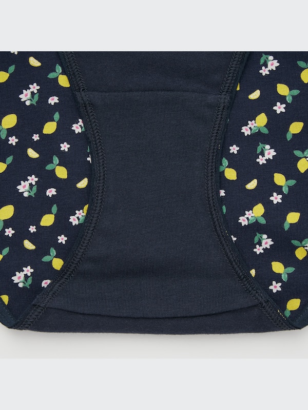 Lemon-Patterned Mid-Rise Briefs