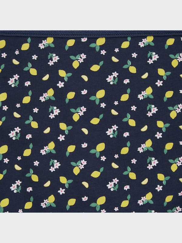 Lemon-Patterned Mid-Rise Briefs