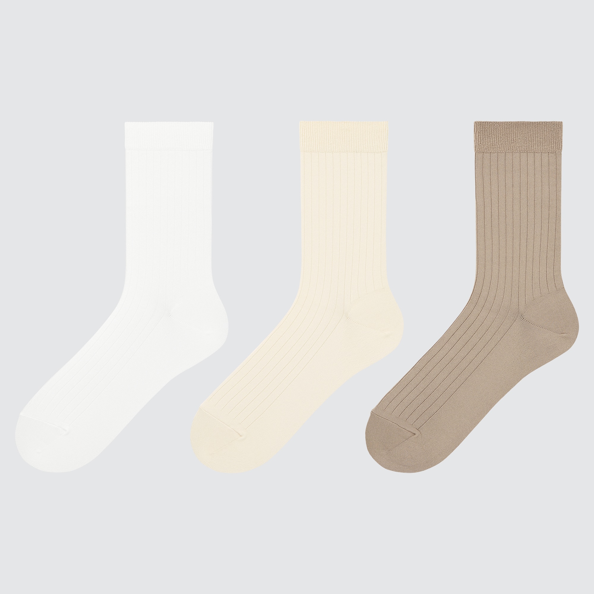 UNIQLO Wide-Ribbed Socks (3 Pairs) | StyleHint