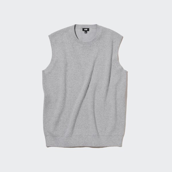 Washable Crew Neck Vest | UNIQLO US