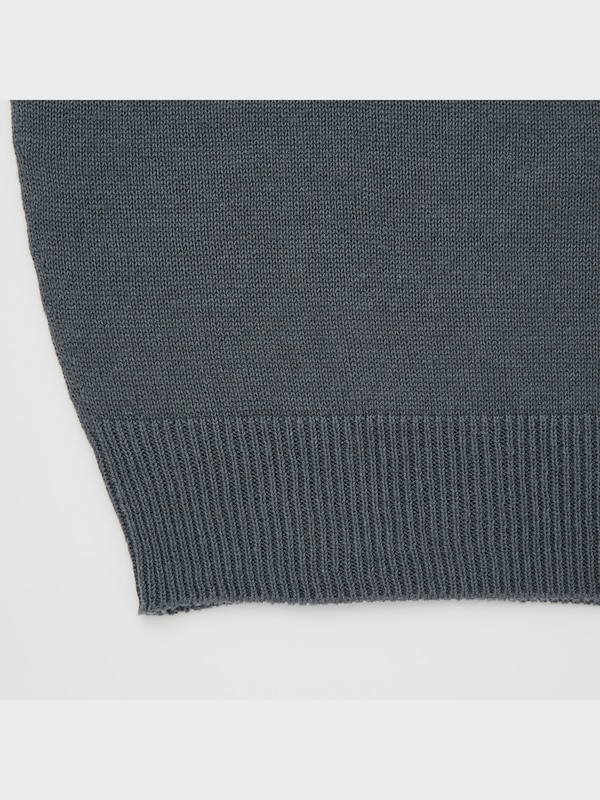 U 3D Knit Crew Neck Long-Sleeve Sweater