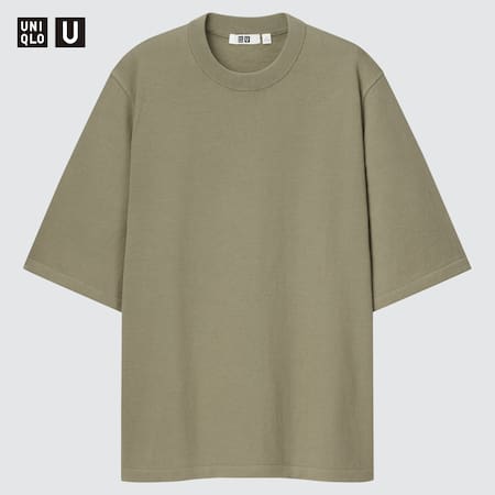 T-Shirt Oversize en Maille Uniqlo U Homme