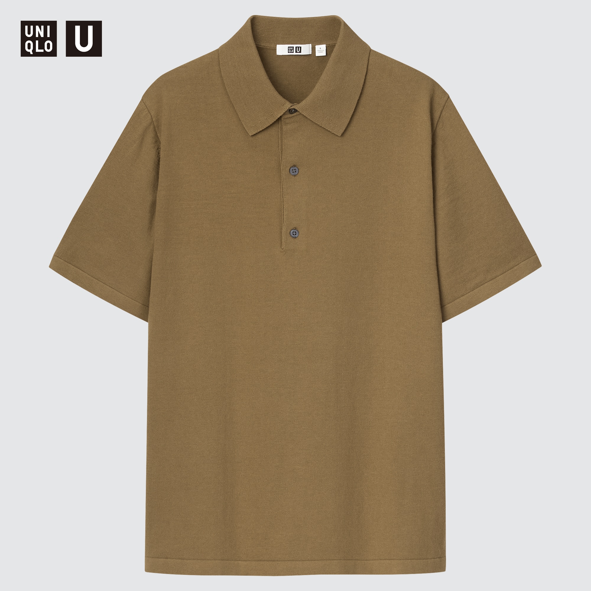 U Knitted Short-Sleeve Polo Shirt | UNIQLO US
