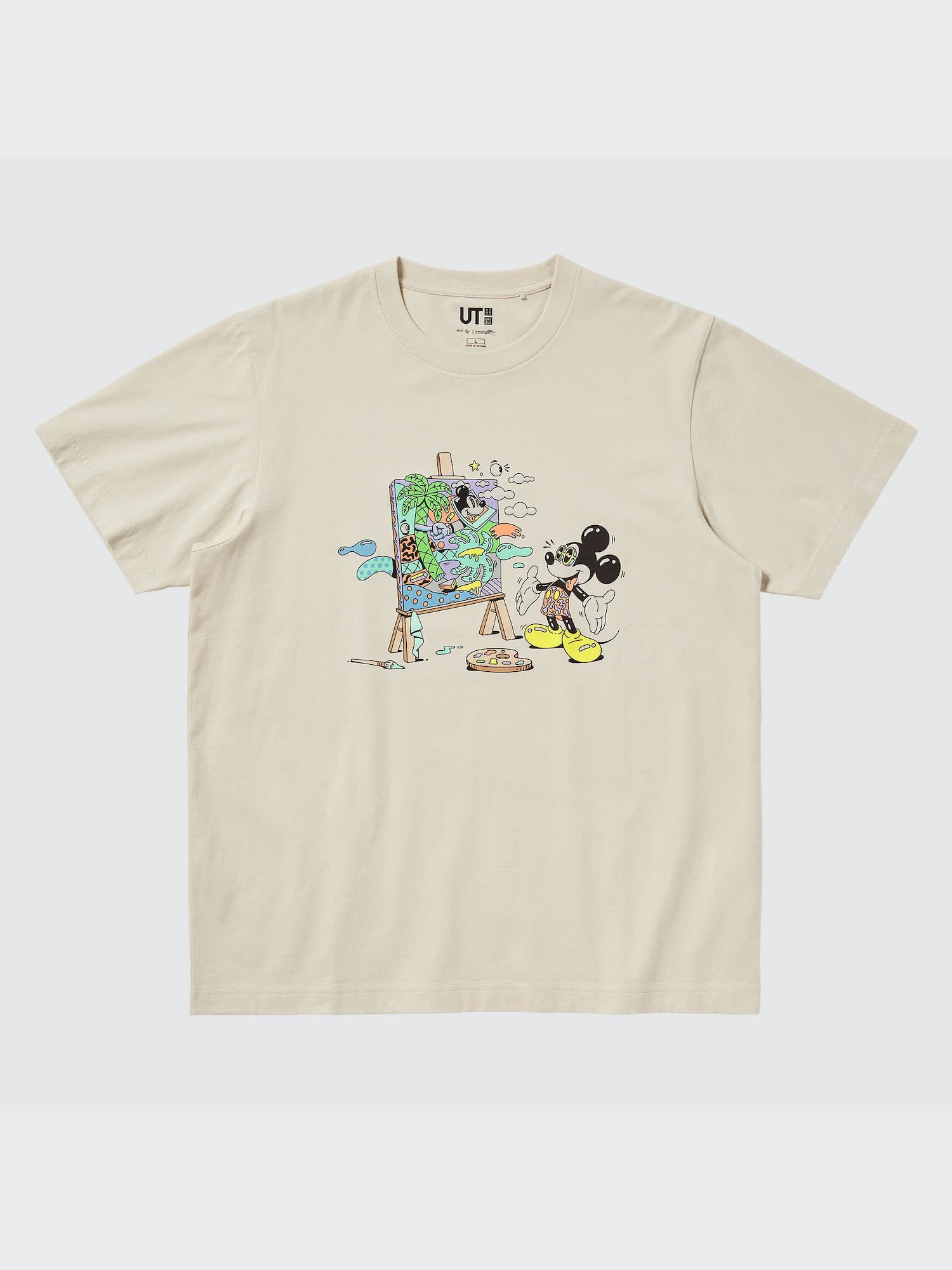 art of disny MICKEY tシャツ Disney - Mickey Mouse - Pop Art Mickey Expressions - Youth Short