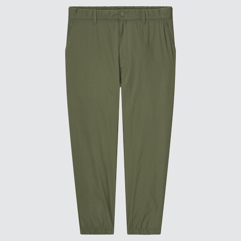 Soft Fleece Lined Cargo Sweatpants - Green
