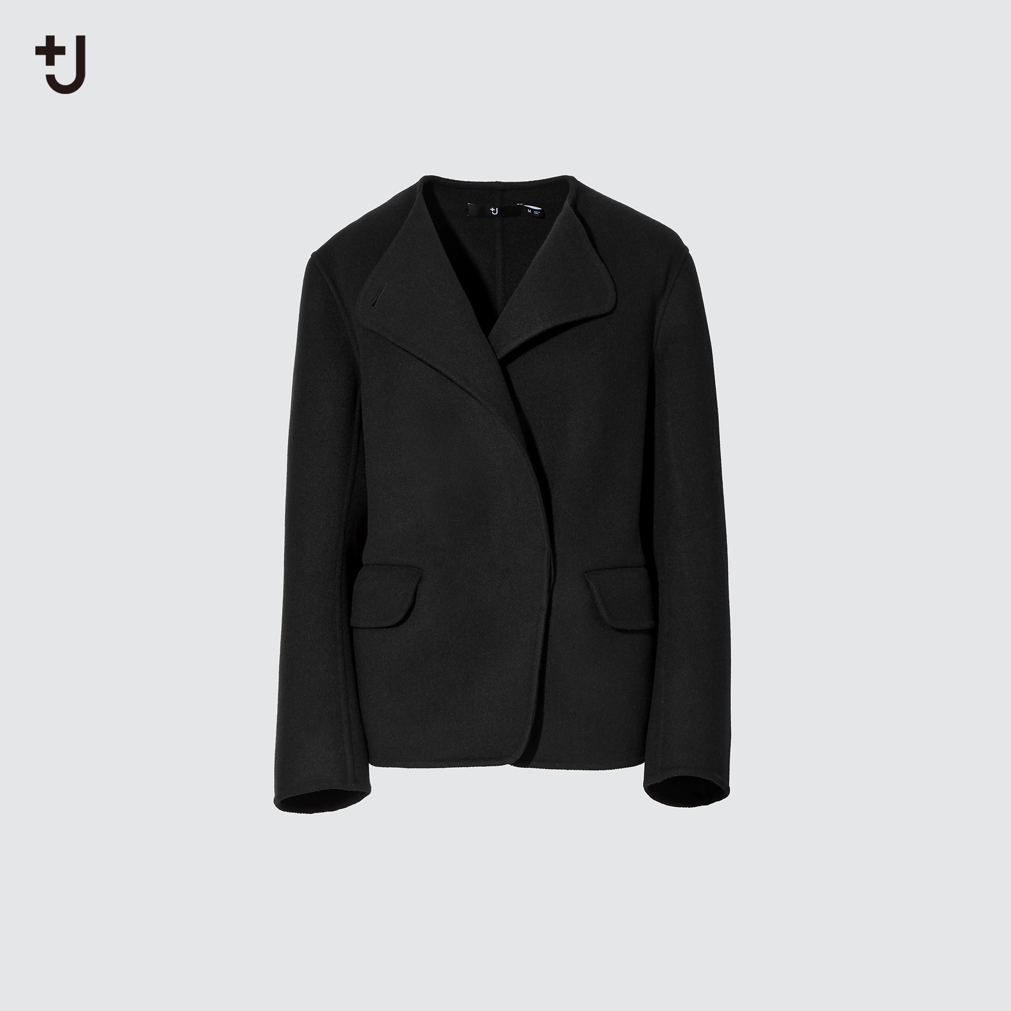 Uniqlo hot sale collarless jacket