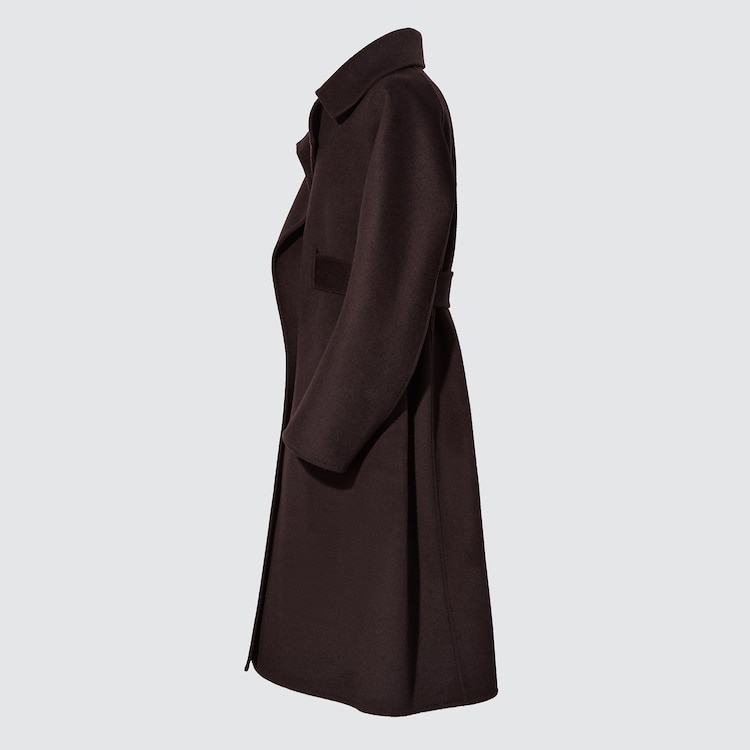 Louis Vuitton coat in dark brown cashmere and wool ref.522531 - Joli Closet