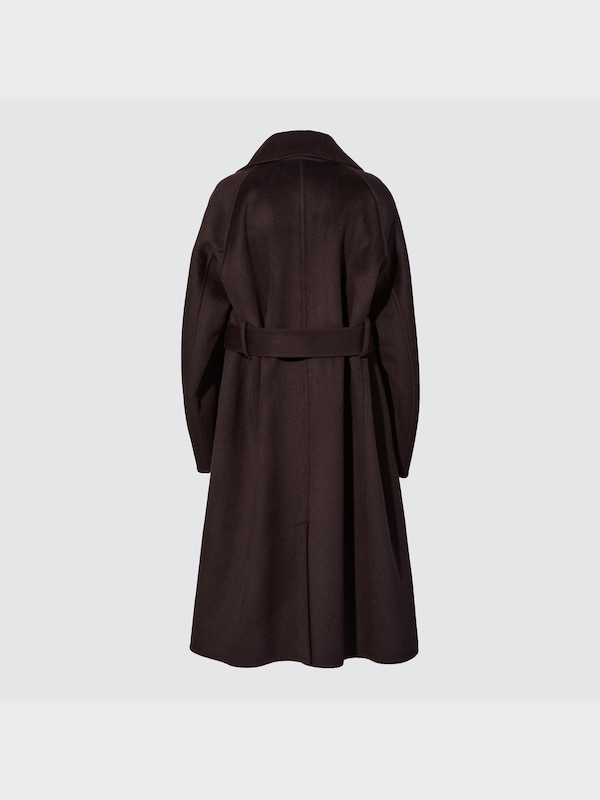 +J Cashmere Blend Long Wrap Coat