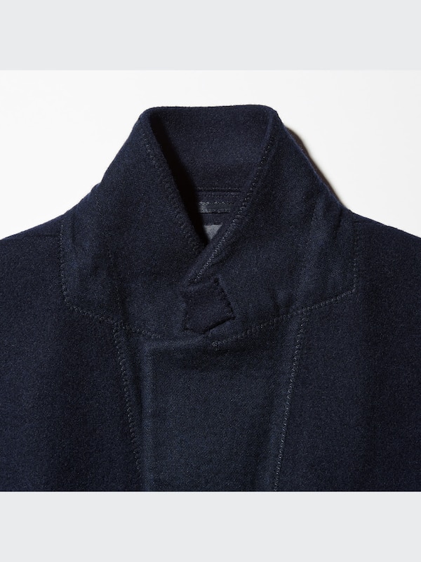 +J WOOL BLENDED CHESTERFIELD COAT