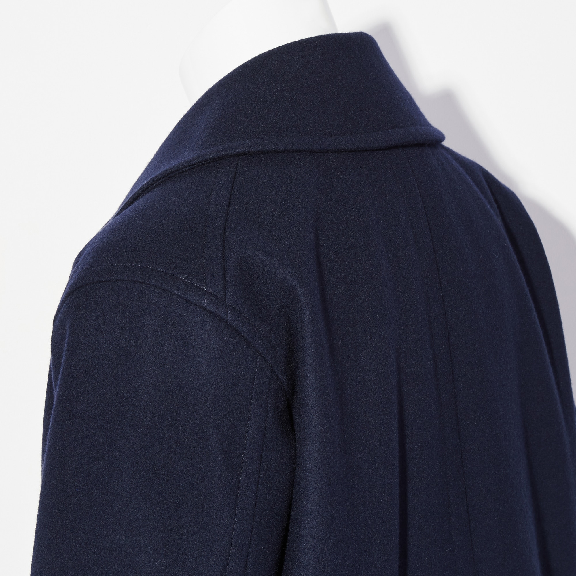 J Wool Blend Oversized Peacoat | UNIQLO US