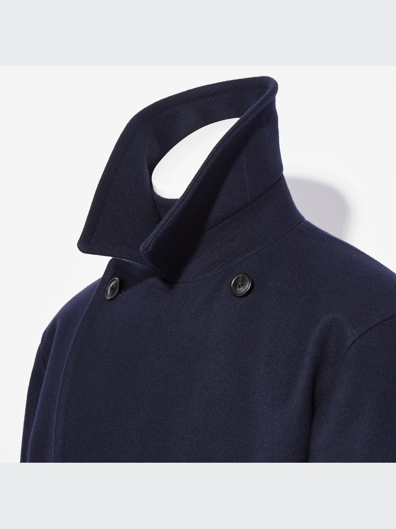 Men's +J WOOL BLENDED OVERSIZED PEA COAT | UNIQLO CA