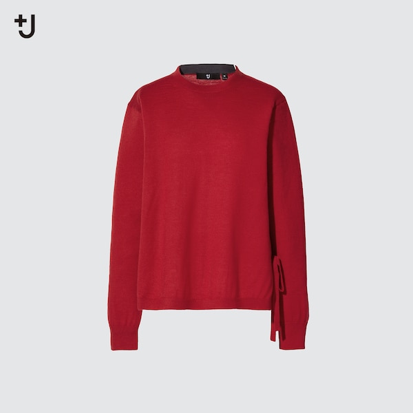 +J Fine Gauge Cashmere Crew Neck Long-Sleeve Sweater