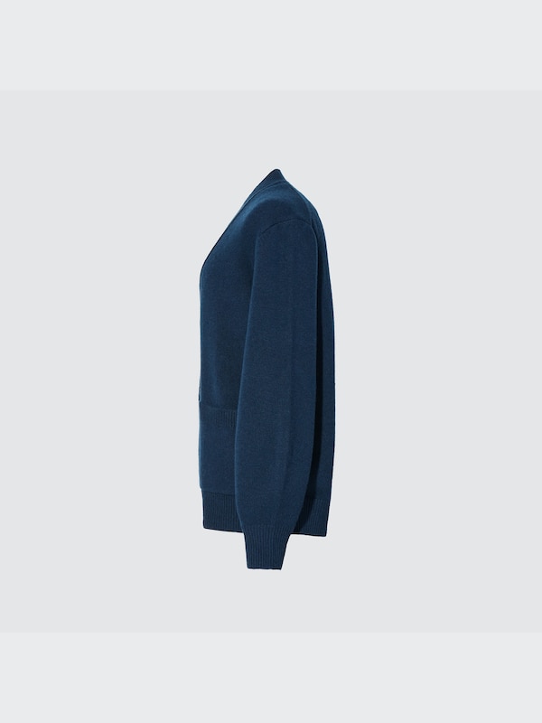 +J Middle Gauge Cashmere Blend V-Neck Long-Sleeve Cardigan